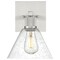 Access Lighting Port Nine Martini, Martini LED Wall Sconce, Brushed Steel Finish, Seeded Glass 63143LEDDLP-BS/SDG - alternate 9